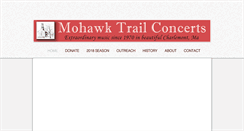 Desktop Screenshot of mohawktrailconcerts.org